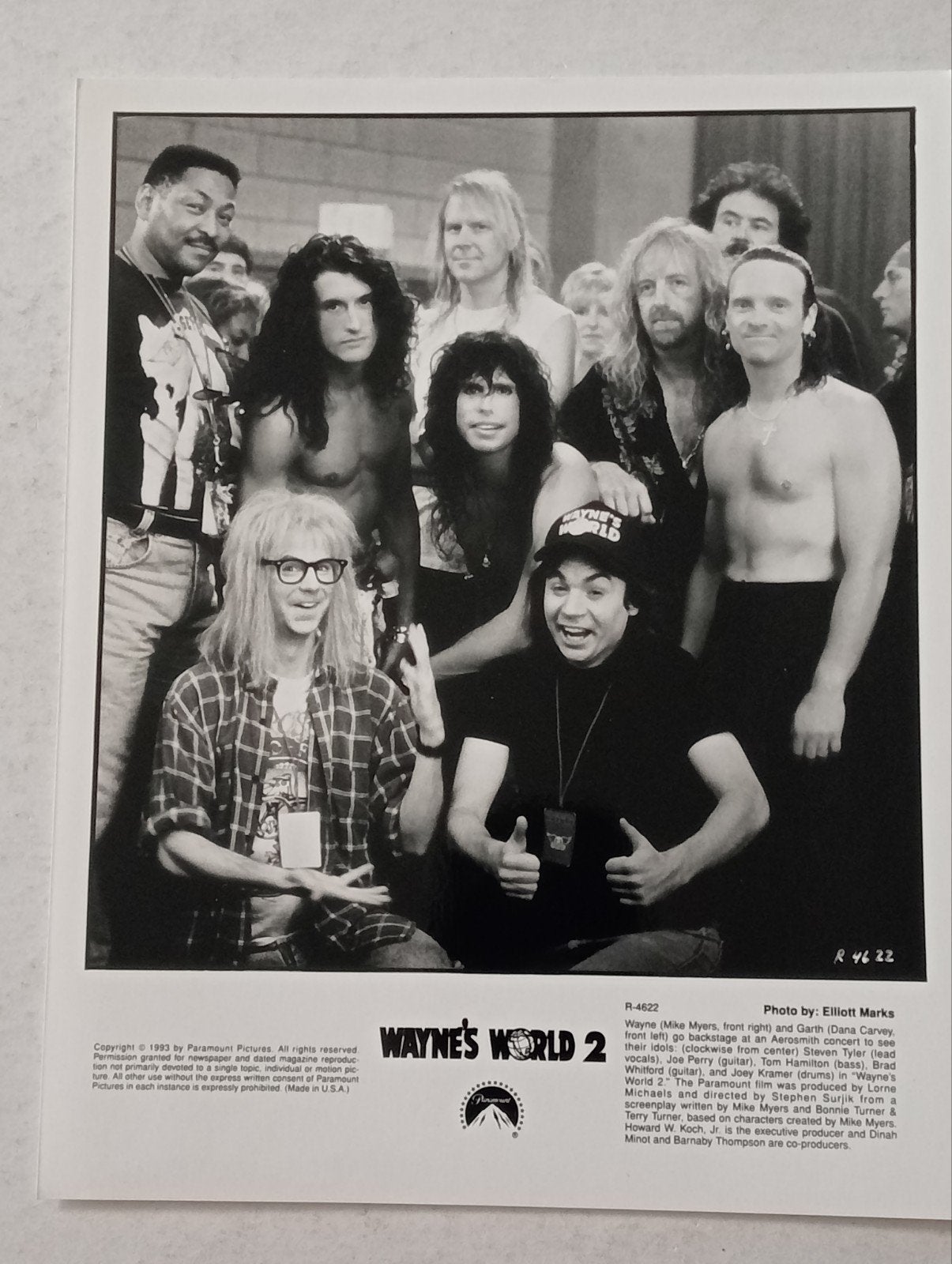 Wayne's World 2 Filmfoto Aerosmith, Verzamelen, ., Ophalen of Verzenden, Zo goed als nieuw, .