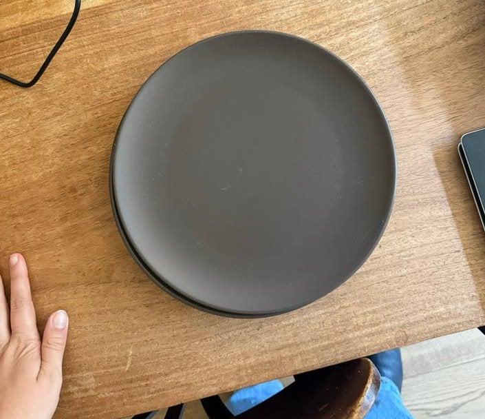4 bruine eetborden van IKEA, Ophalen, Gebruikt, Keramiek, Bord(en)