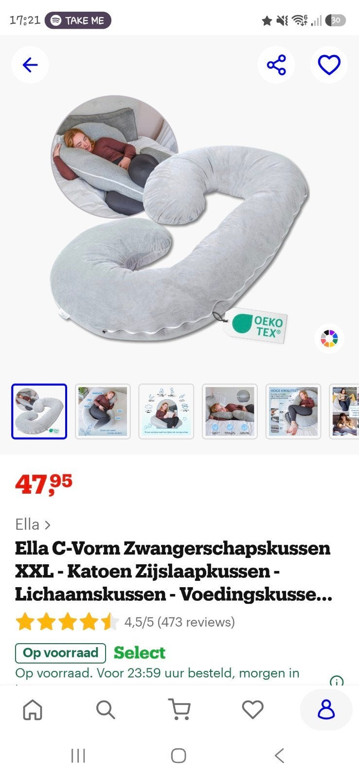 zwangerschapskussen, Ophalen, Zo goed als nieuw, Overige typen