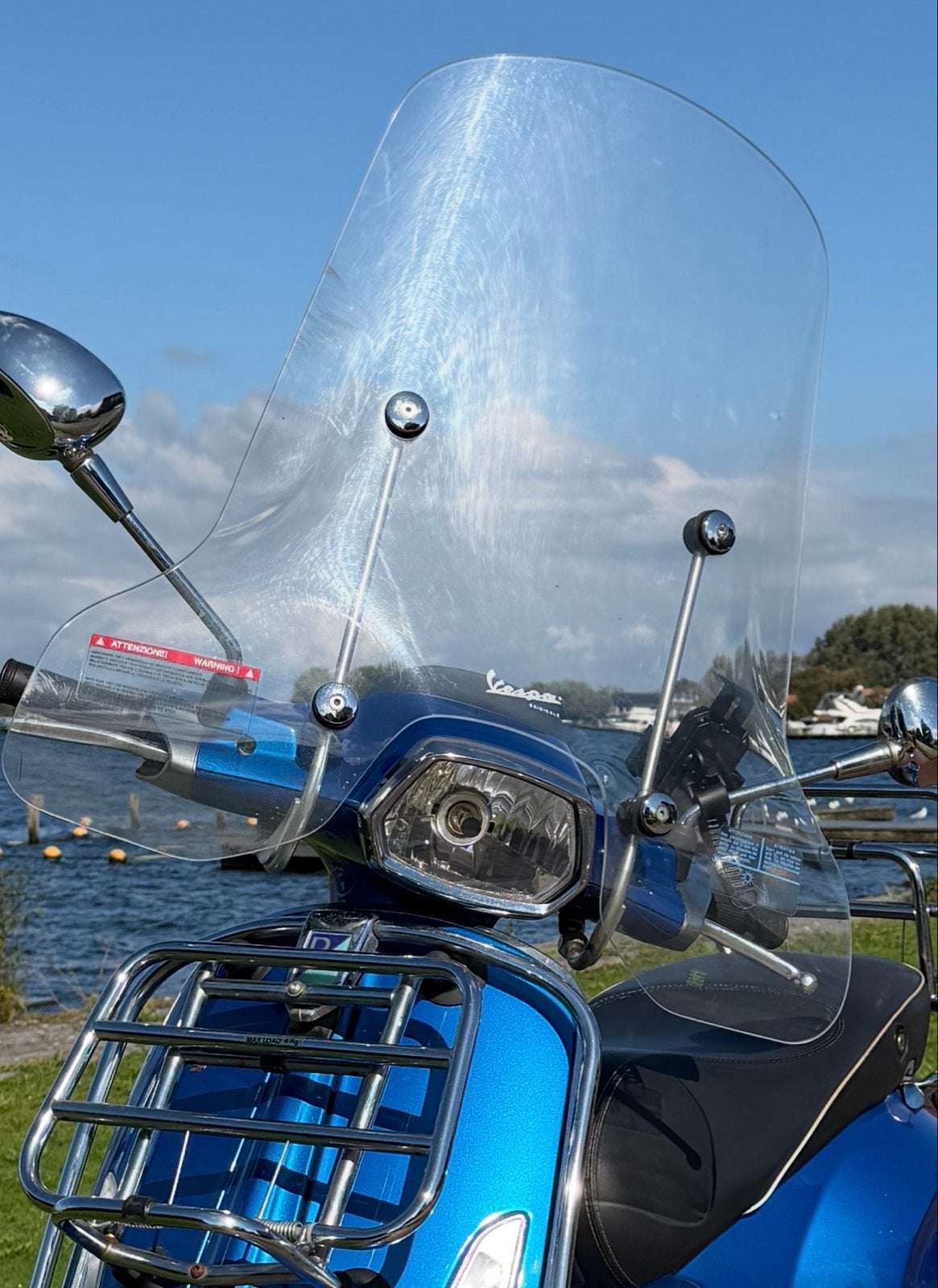 Origineel Vespa Sprint windscherm - licht beschadigd, Ophalen of Verzenden, Gebruikt, Overige typen, Vespa