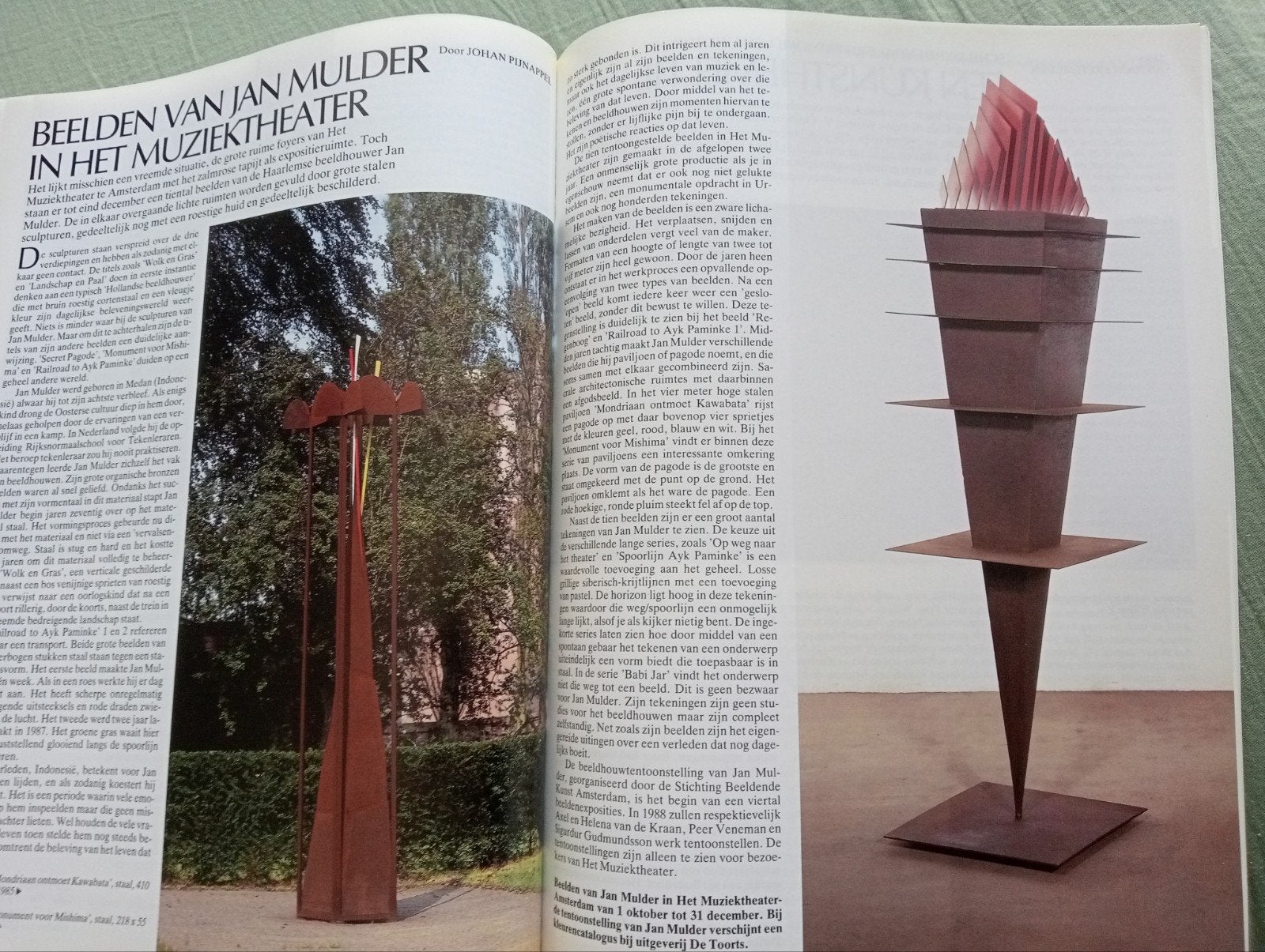 Kunstbeeld Tijdschrift November 1987 - Redelijke staat, Ophalen of Verzenden, Gelezen, Overige onderwerpen, Diverse auteurs