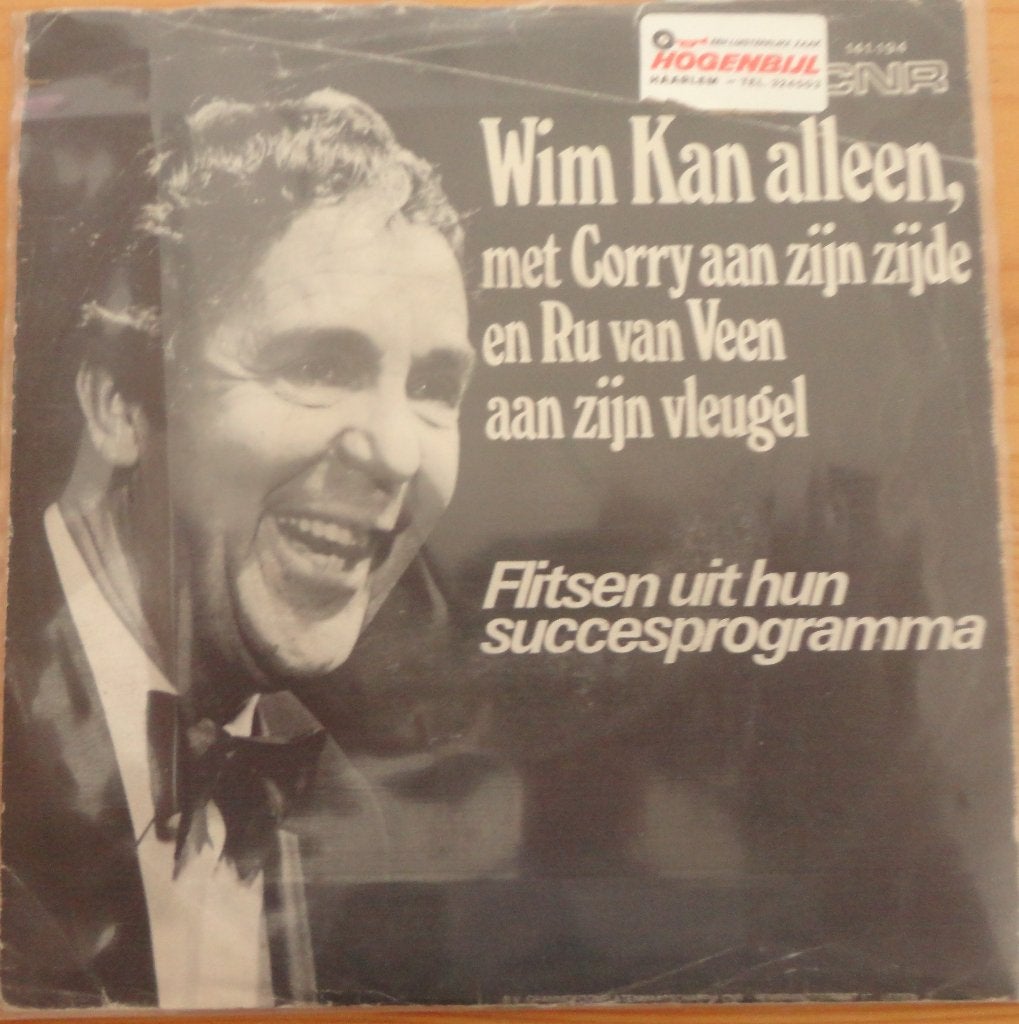 Wim Kan -Alleen, Cd's en Dvd's, Vinyl Singles, Ophalen of Verzenden, Gebruikt, 7 inch, Nederlandstalig