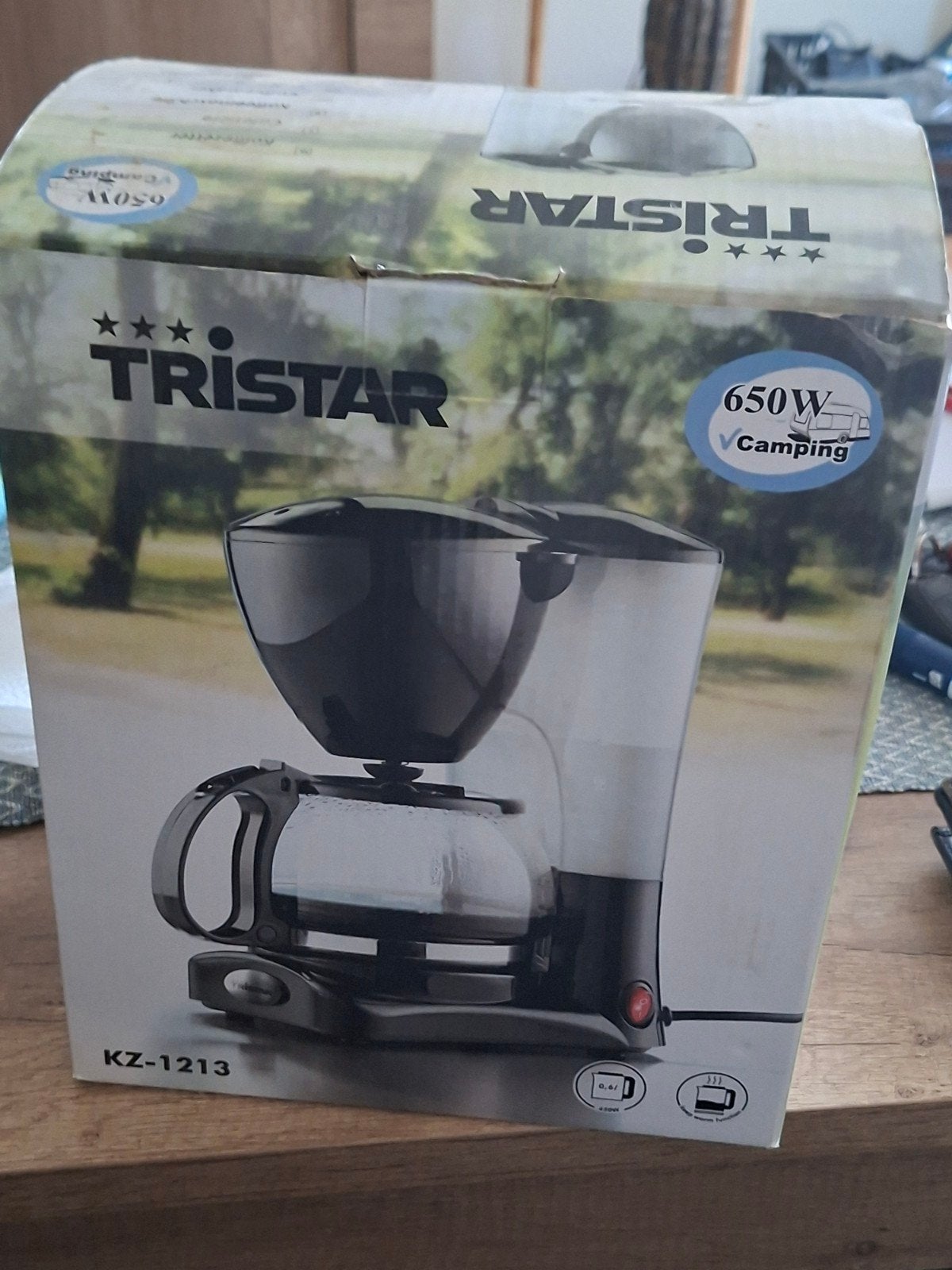 Tristar Koffiezetapparaat 650W - Ideaal voor Camping, Gemalen koffie, Ophalen of Verzenden, 4 tot 10 kopjes, Koffiemachine