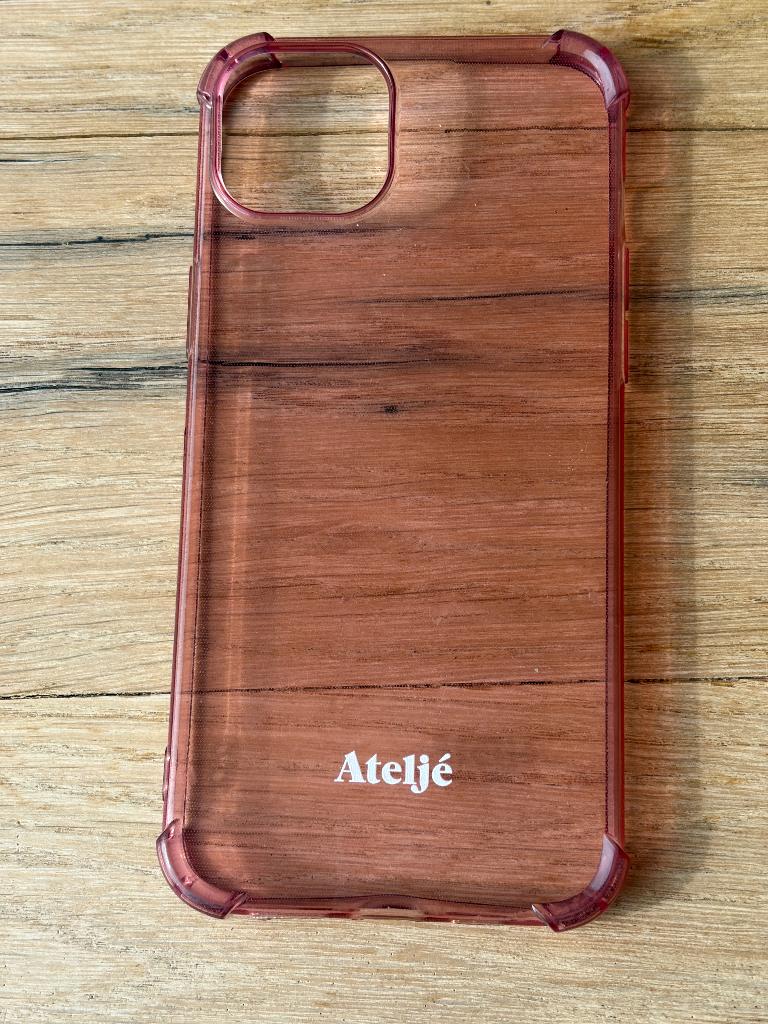 Ateljé transparant iPhone 15 plus hoesje, Overige merken, Ophalen of Verzenden, Zo goed als nieuw, Siliconen