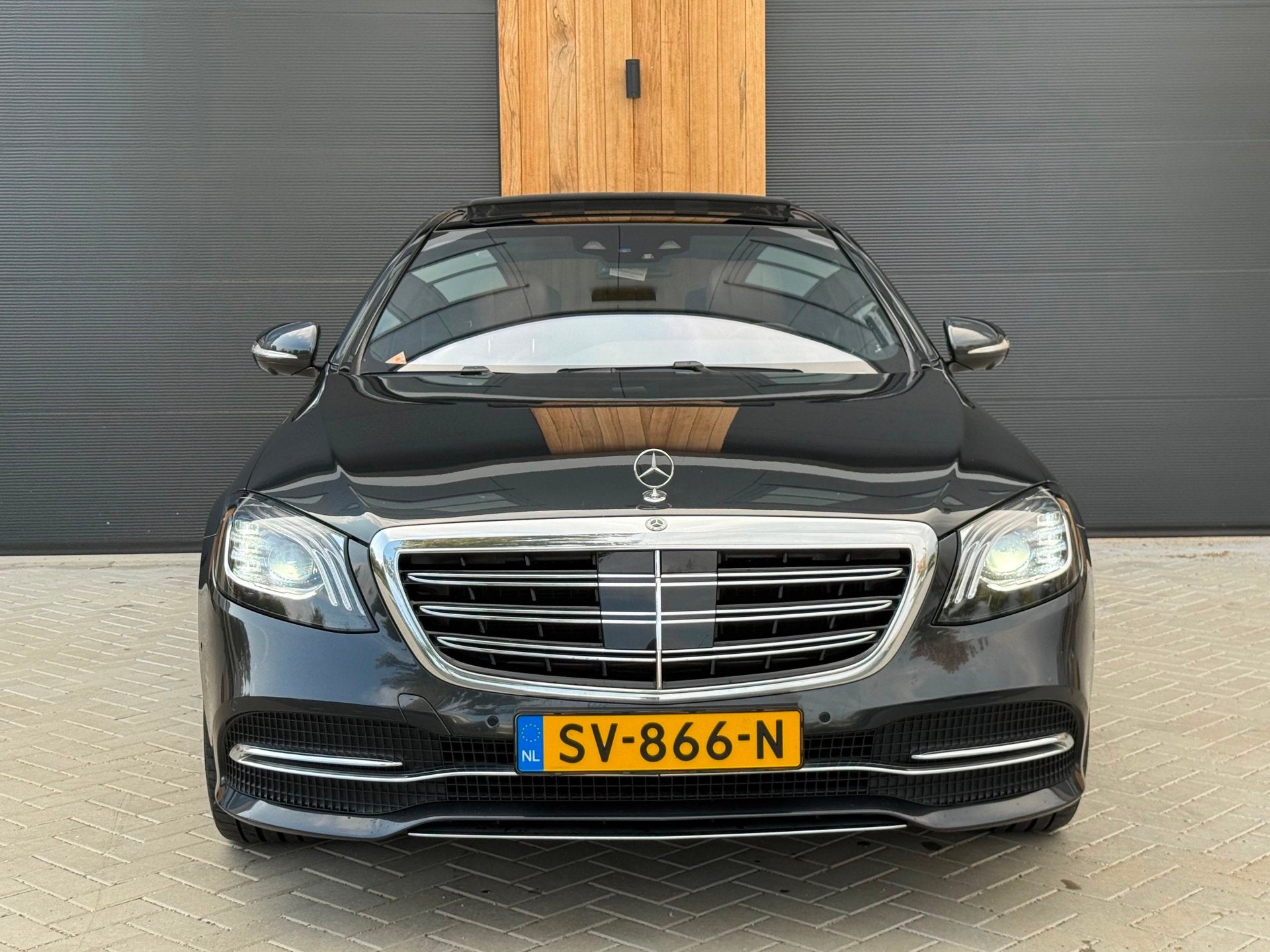 Mercedes-Benz S-klasse S350d Lang (bj 2018) 20” AMG|HuD|BU, Auto's, Automaat, Dealer onderhouden, Achterwielaandrijving, Gebruikt