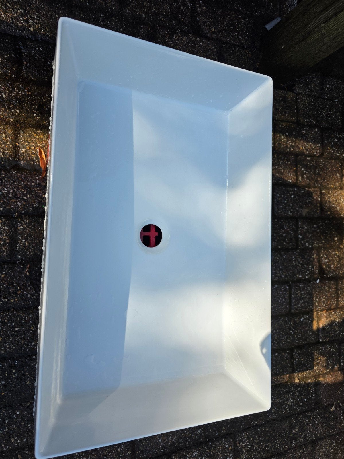 Nieuwe (showroom) wastafel 60x38x12cm, Ophalen, Nieuw, Wastafel