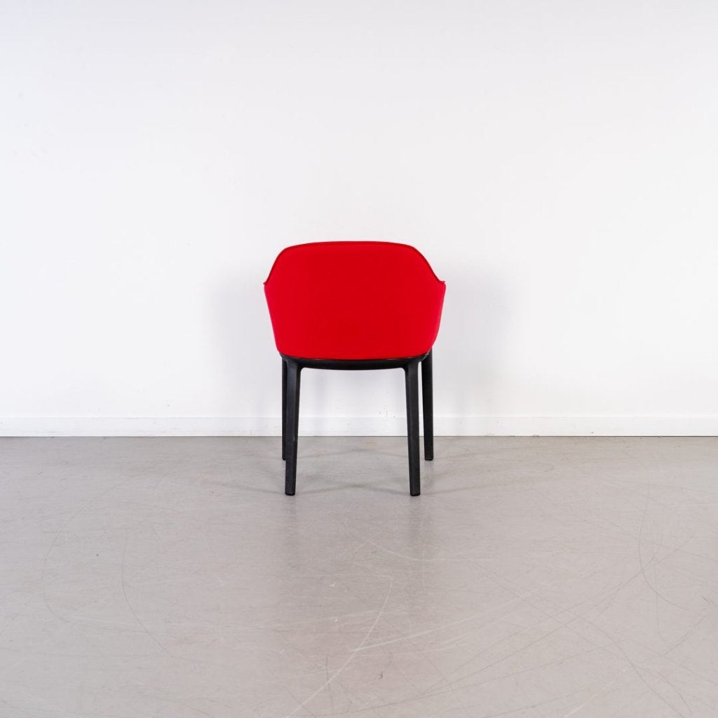 Vitra Softshell Stoel Rood Stof - Zwart, Niet ingevuld, Zo goed als nieuw, Niet ingevuld, Niet ingevuld