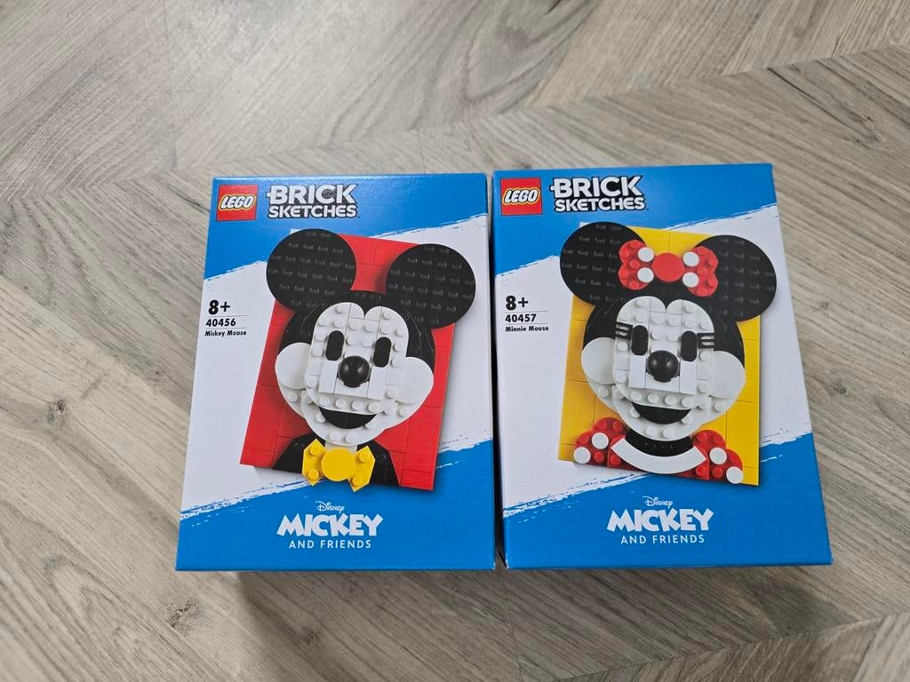 Nieuw! Lego set 40456 & 40457 Mickey en Minnie, Lego, Nieuw, Ophalen of Verzenden, Compleet