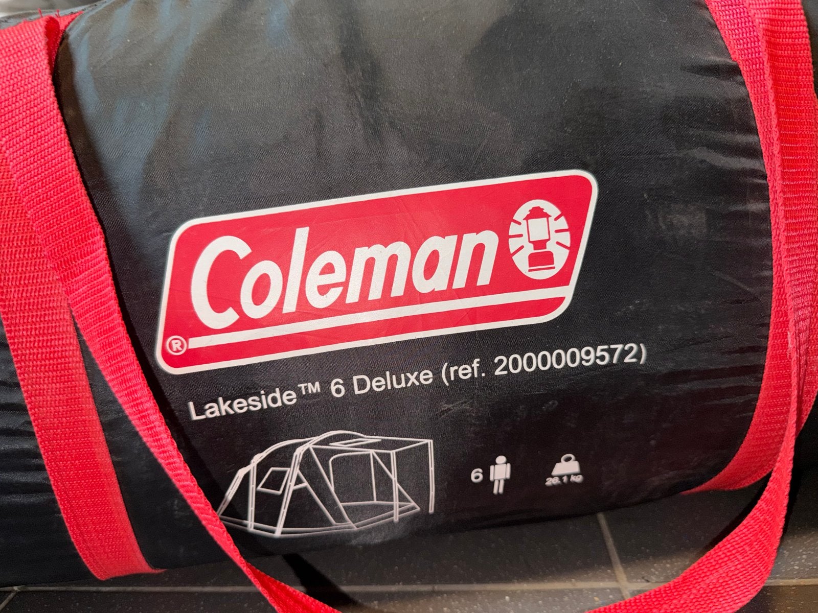 Coleman Lakeside 6 Deluxe tent - 6 persoons, Ophalen, Gebruikt, Tot en met 6