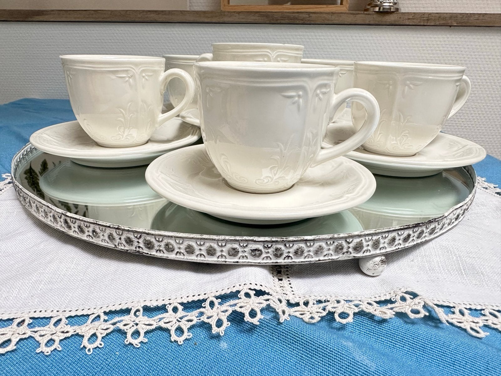 Villeroy & Boch Cortina (6 kopjes), Huis en Inrichting, Klassiek, Villeroy & Boch, Ophalen of Verzenden, Zo goed als nieuw