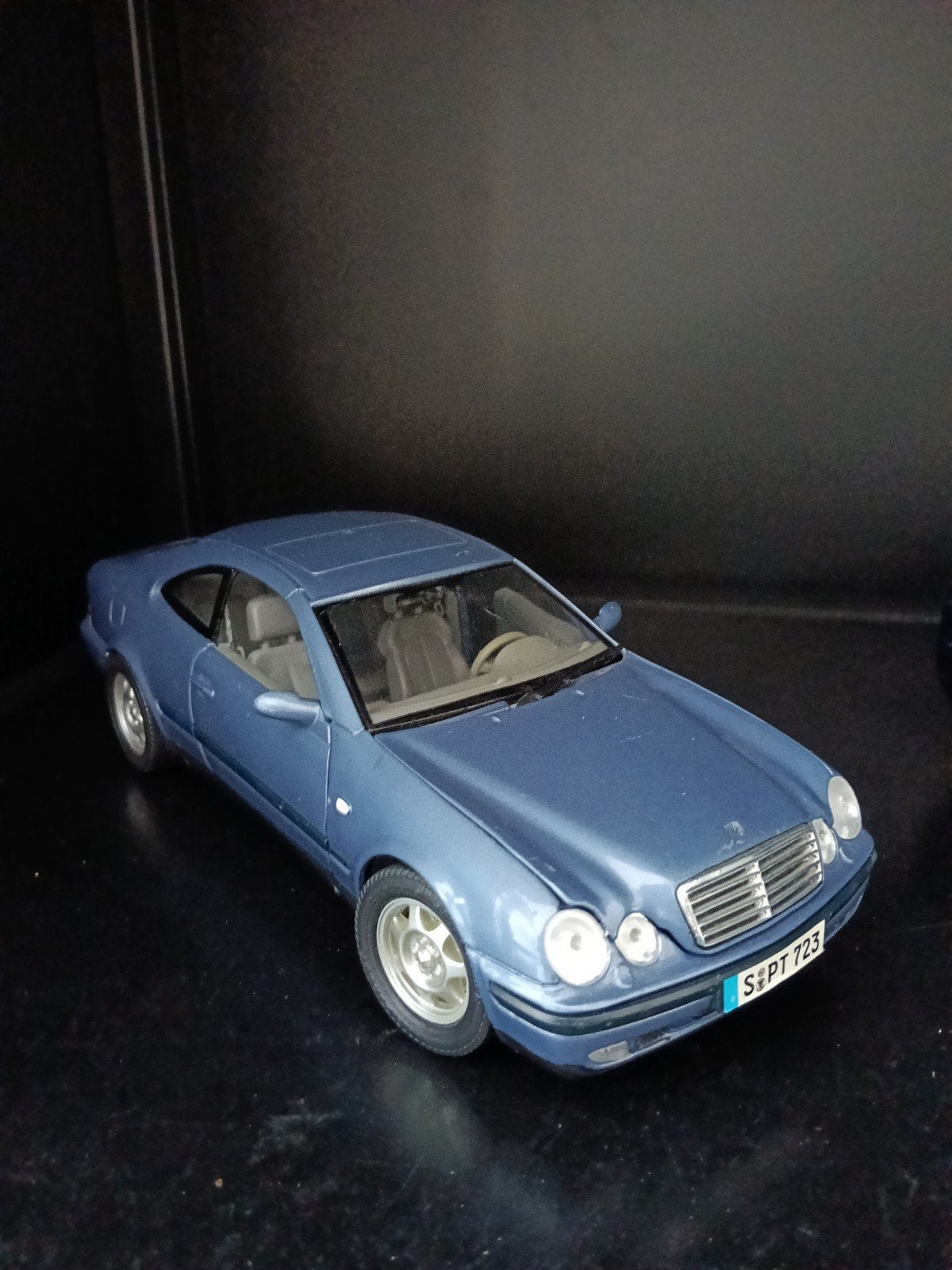 Anson Mercedes Benz clk coupe 1/18, Ophalen, Zo goed als nieuw, Overige merken