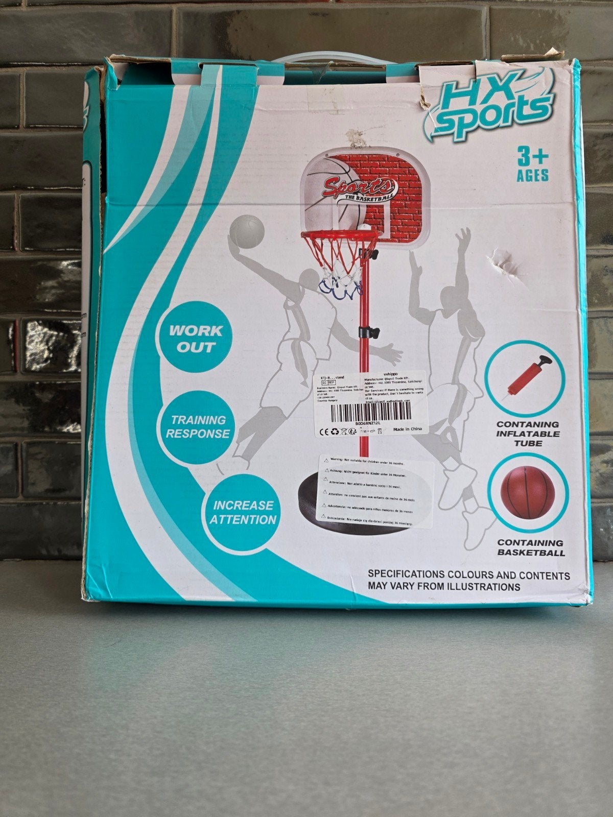 HX Sports Basketbalset voor kinderen - Nieuw in doos, Ophalen of Verzenden, Nieuw
