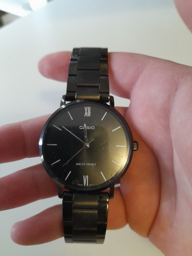 Casio Analog Horloge zo goed als nieuw, Sieraden, Tassen en Uiterlijk, Horloges | Heren, Casio, Polshorloge, Kunststof, Ophalen of Verzenden