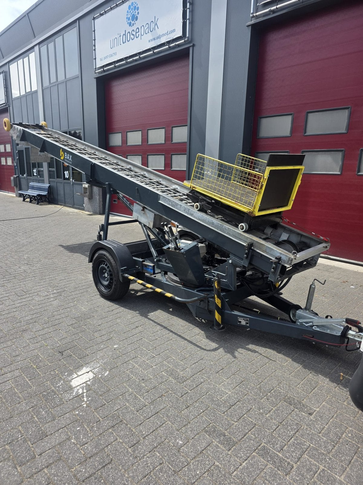 Teupen / vlutters pannenlift, Doe-het-zelf en Verbouw, Bouwliften, Ophalen, Gebruikt