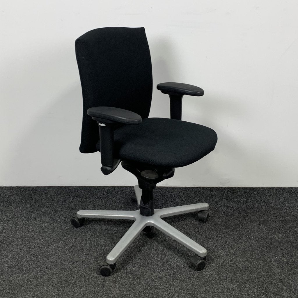 Refurbished Comforto 55 Bureaustoel 24543, Ophalen, Gebruikt, Zwart