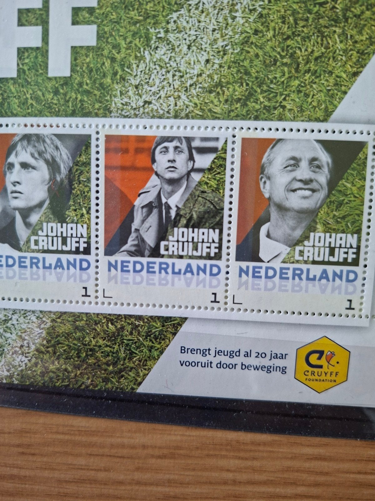Johan Cruijff Postzegelvel - Nederland, Verzenden, Na 1940, Postfris