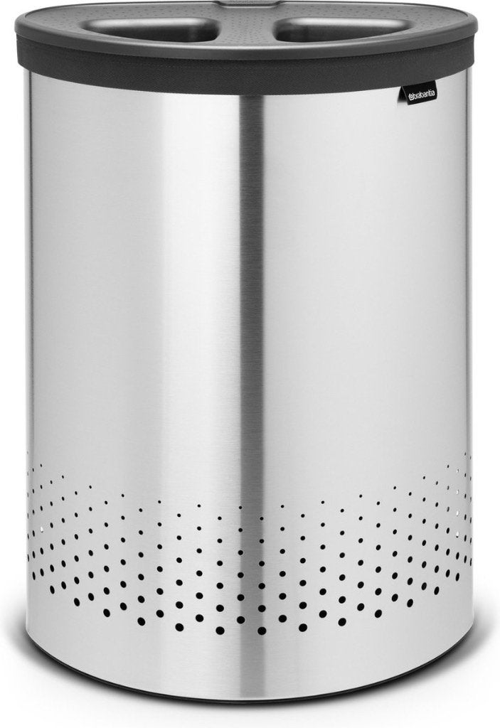 Brabantia selector Wasmand - met Deksel - 55 l RVS, Ophalen, Grijs
