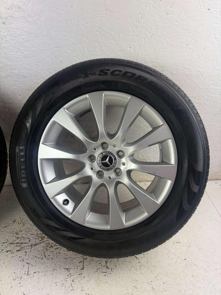 Originele Mercedes ML GLE W166 velgen 18" 5x112 zomerset, Auto-onderdelen, Banden en Velgen, Niet ingevuld, 18 inch, Gebruikt