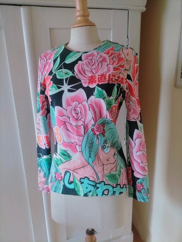 Opvallend shirt Desigual design Maria Escoté XL 40, Maat 38/40 (M), Verzenden, Zo goed als nieuw, Lange mouw