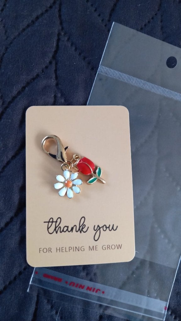 Leuk cadeautje - Thank you Bloemetjes, Ophalen of Verzenden, Nieuw, Natuur en Bloemen, Knutselwerk