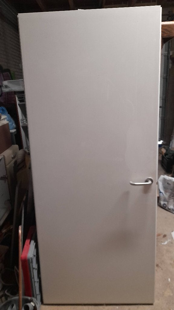 2 nette opdek binnendeuren 201 x 83, Doe-het-zelf en Verbouw, Deuren en Horren, Ophalen, Gebruikt, 80 tot 100 cm, Binnendeur