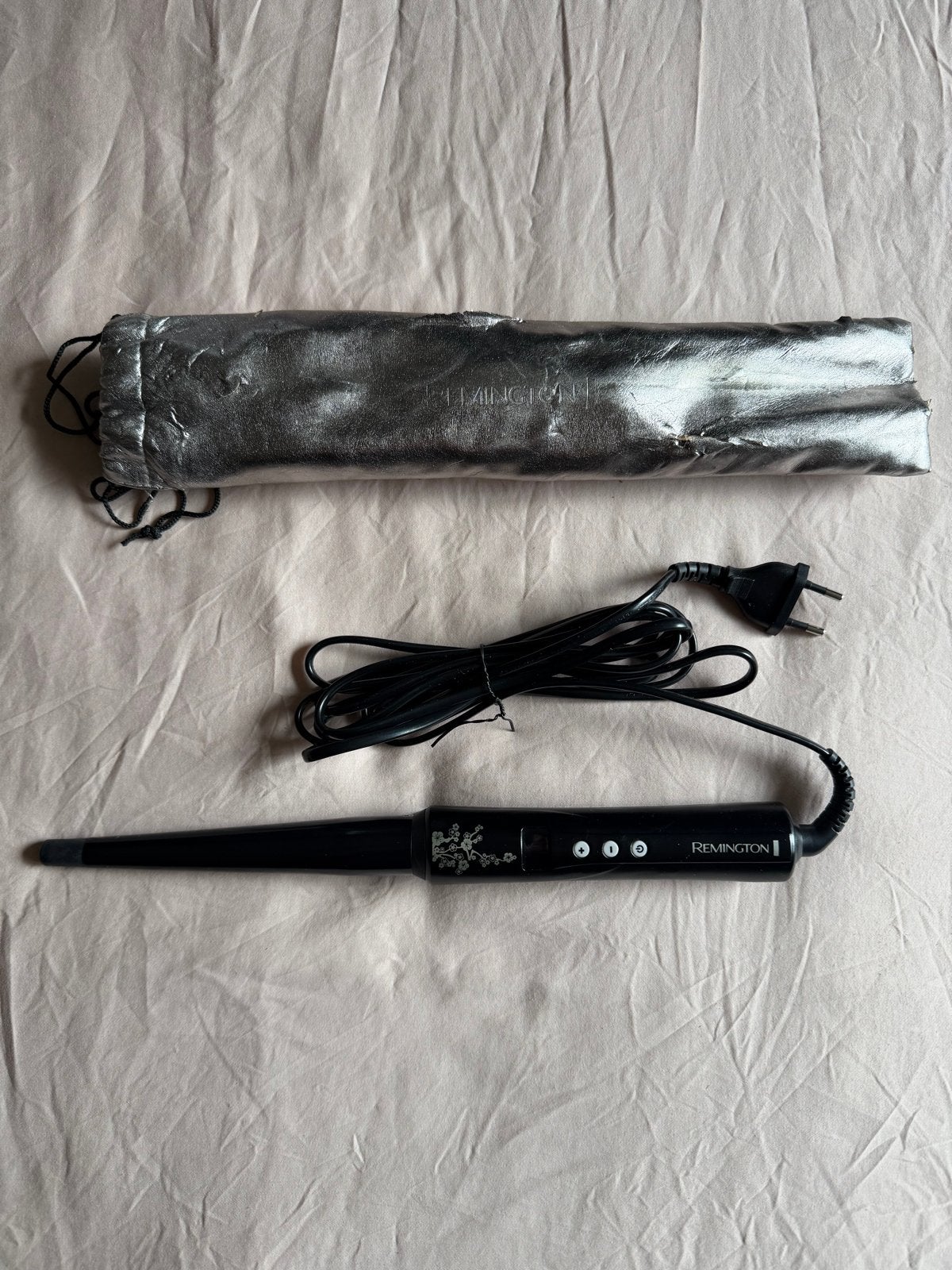 Remington krultang met opbergzakje, Ophalen of Verzenden, Gebruikt, Krultang of Stijltang