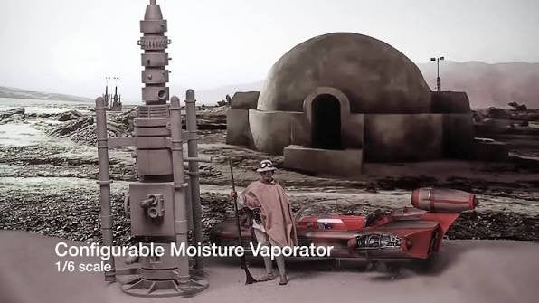 1/6 Jazzinc Star Wars Moisture Vaporator Hot Toys Star Wars, Verzenden, Zo goed als nieuw, Actiefiguurtje