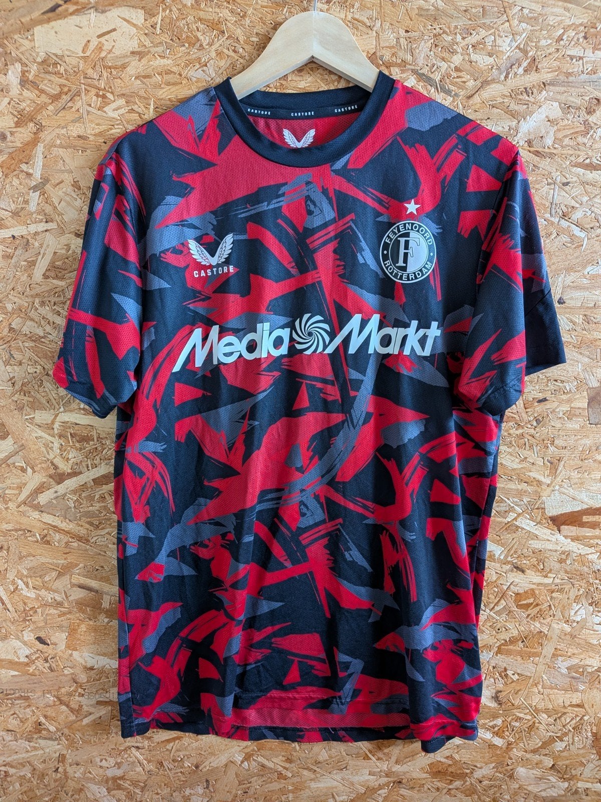 Feyenoord Rotterdam 2025/2026 prematch shirt herenmaat M, Maat M, Ophalen of Verzenden, Zo goed als nieuw, Shirt