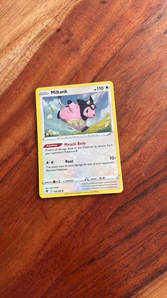 Miltank 126/189 Holo, Verzenden, Zo goed als nieuw, Losse kaart