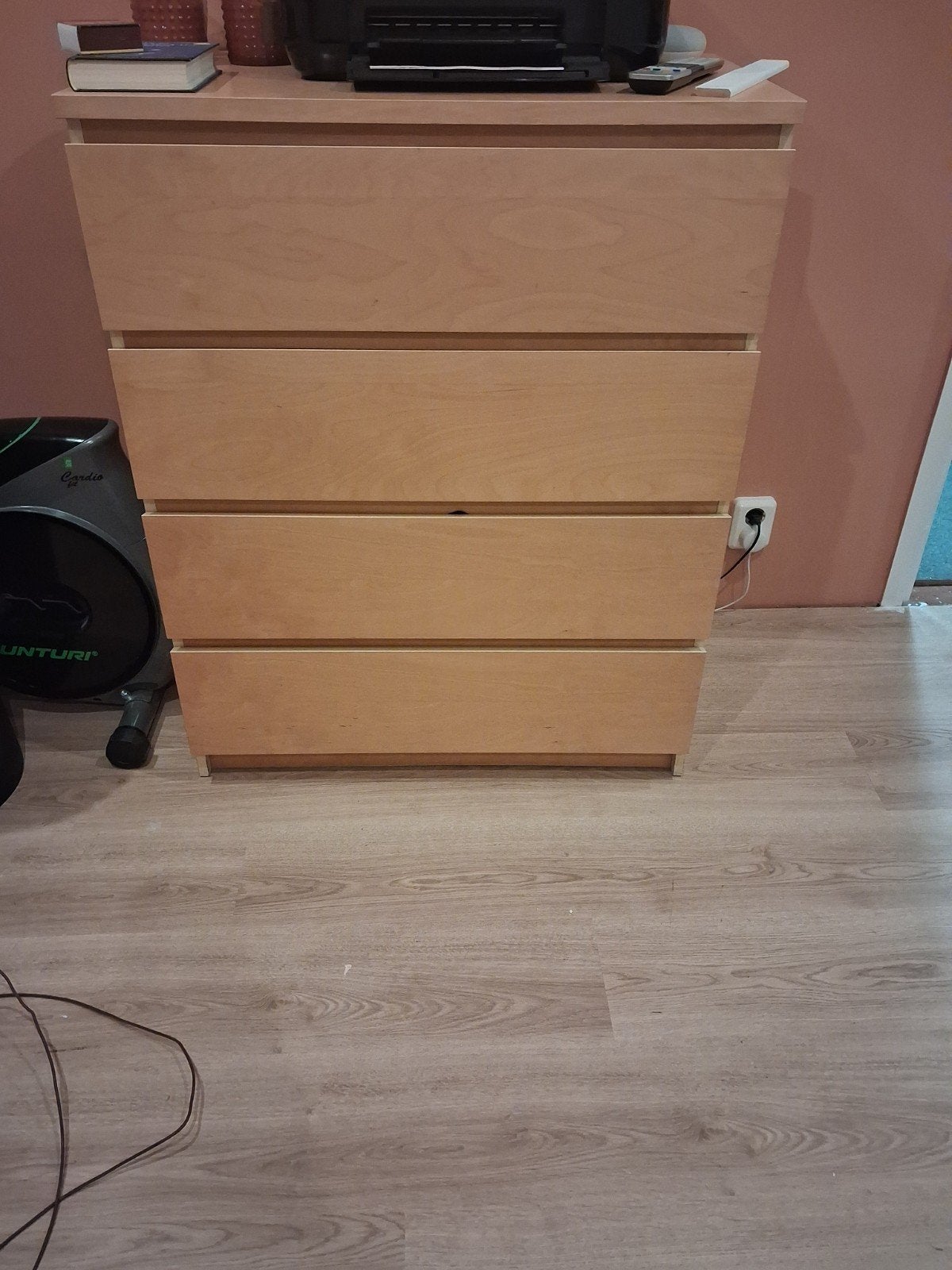 malm  ladekast met 4 laden, Ophalen, 100 tot 150 cm, 50 tot 100 cm, Zo goed als nieuw
