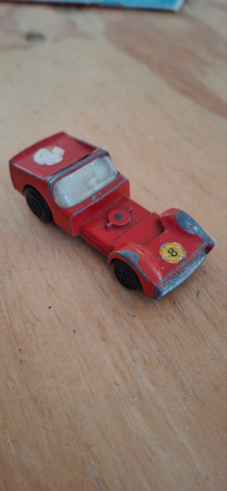 vintage miniatuur auto matchbox road dragster, Ophalen, Gebruikt, Auto