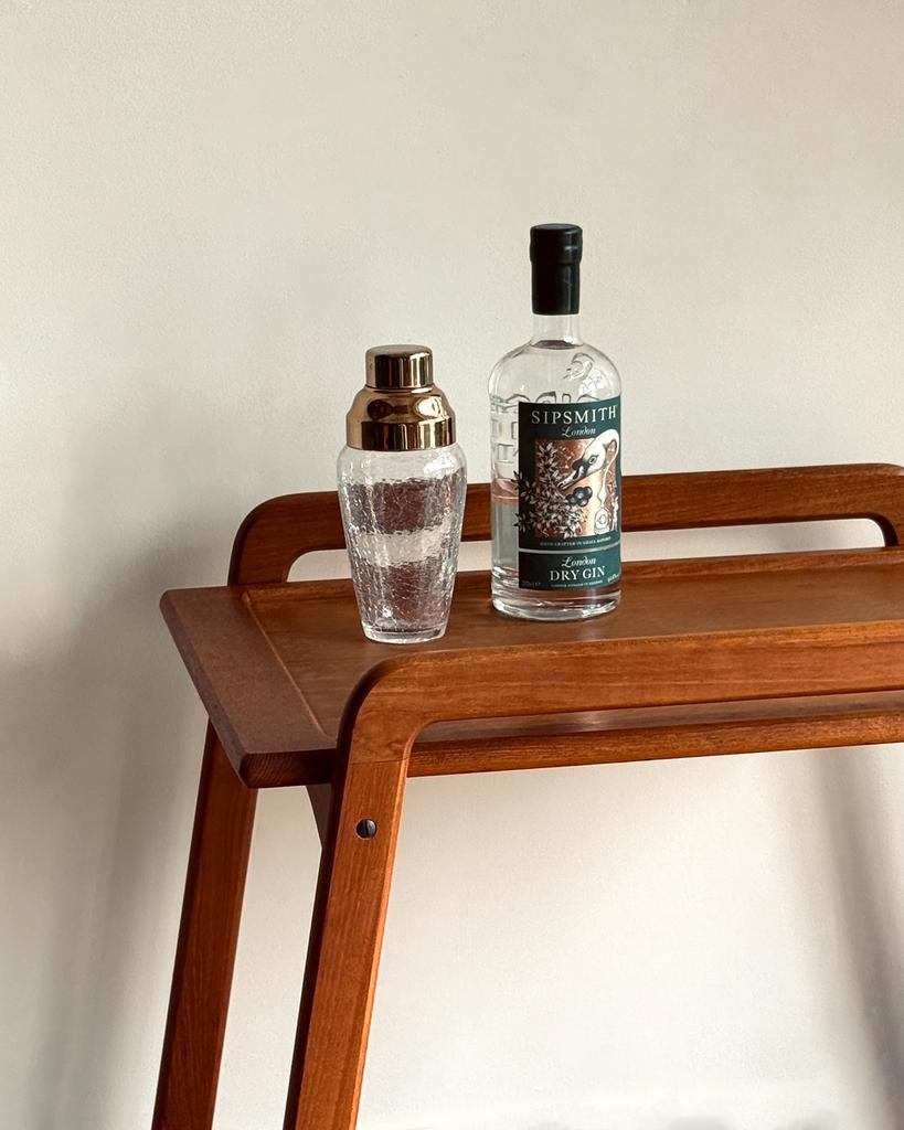 Vintage Deense Bar Cart / Trolley van Sika Møbler, Sika Møbler, Ophalen of Verzenden, Tramkade 26, Vintage - Danish Design - Midcentury Moder - Teak