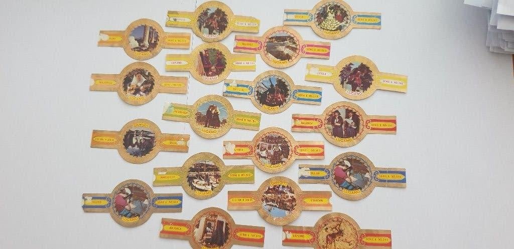 3376 diverse lugano serie 8, Verzenden, Sigarenbandjes