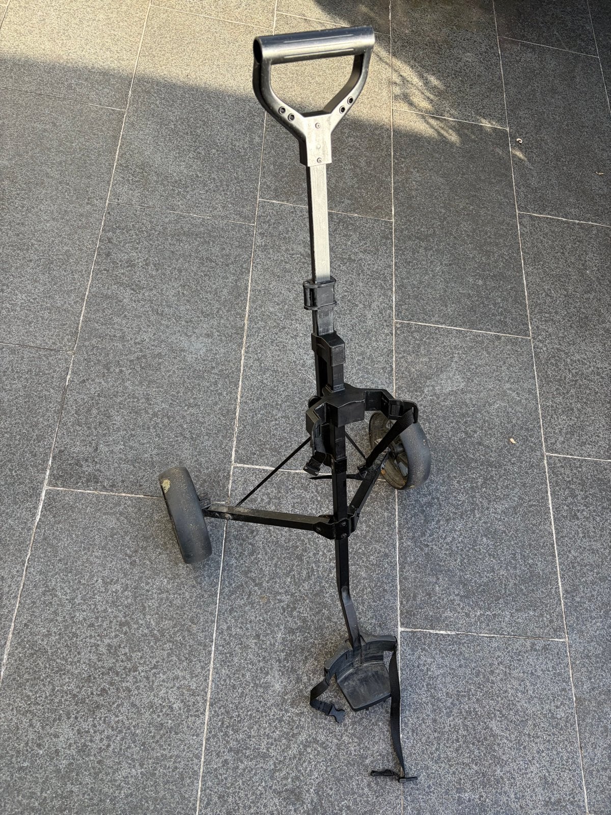 Junior Golfkar/trolley - licht en in hoogte verstelbaar, Ophalen, Gebruikt, Golfkar, Overige merken