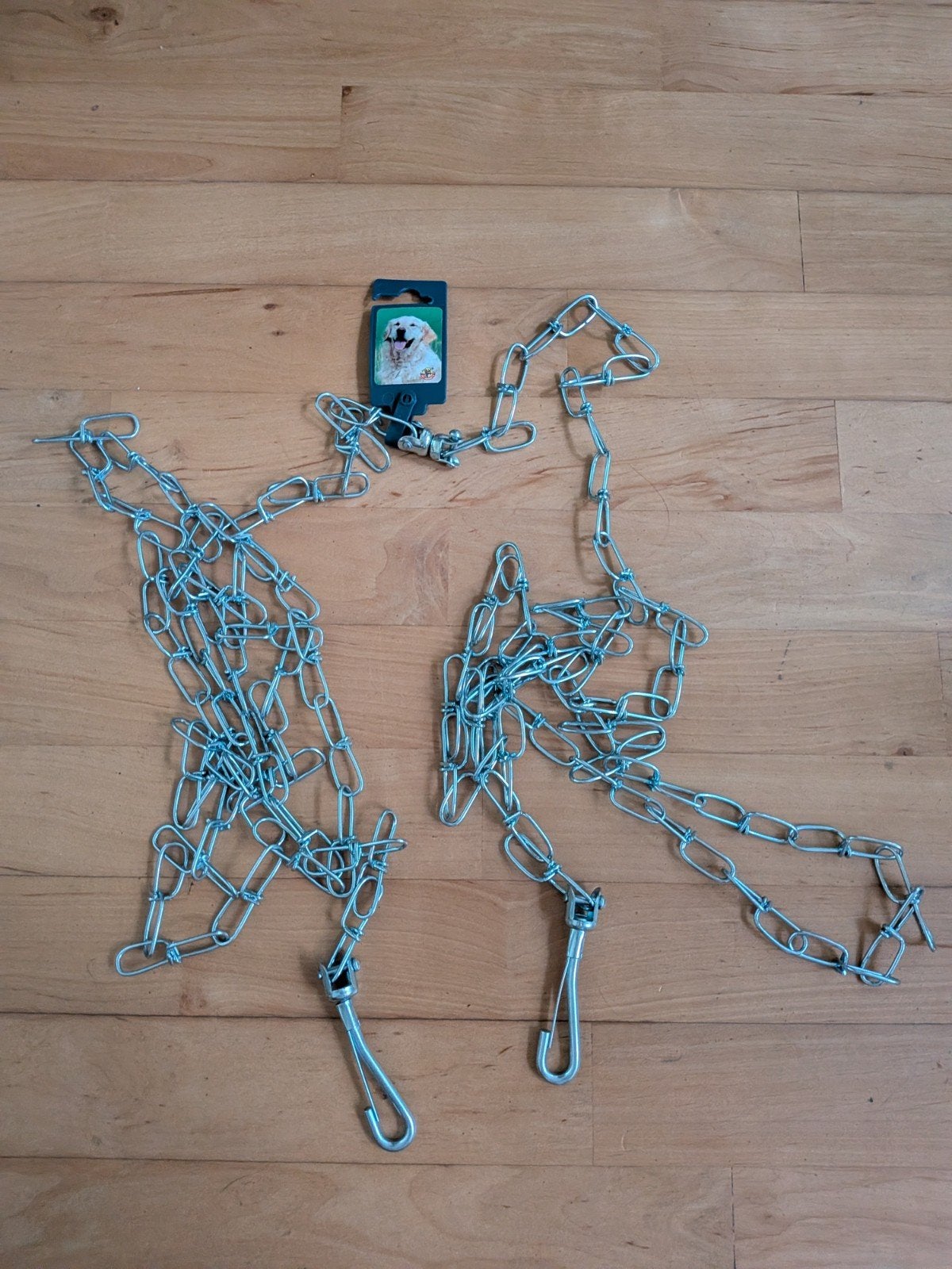 Ketting voor het vastleggen van 1 of 2 honden, Dieren en Toebehoren, Ophalen of Verzenden, Nieuw
