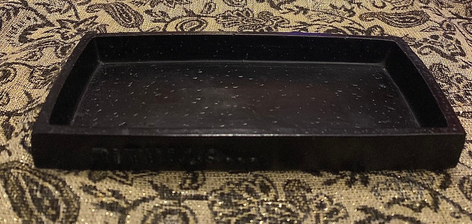 Rituals Luxury tray zwart (hout), Ophalen of Verzenden, Zo goed als nieuw, Zwart, Zeepdispenser/zeepbakje