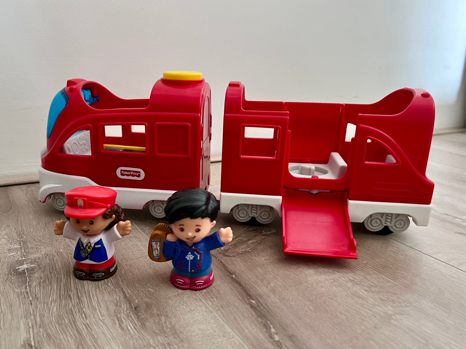 Fisher Price Little People Trein met poppen, Ophalen, Zo goed als nieuw