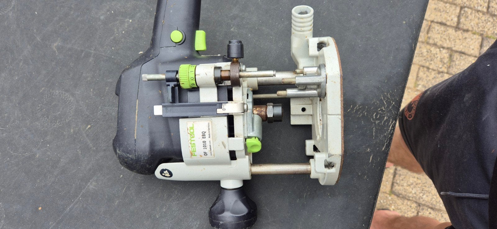 Festool OF 1010 EBQ bovenfrees, Gebruikt, Ophalen of Verzenden, Bovenfrees, Festool