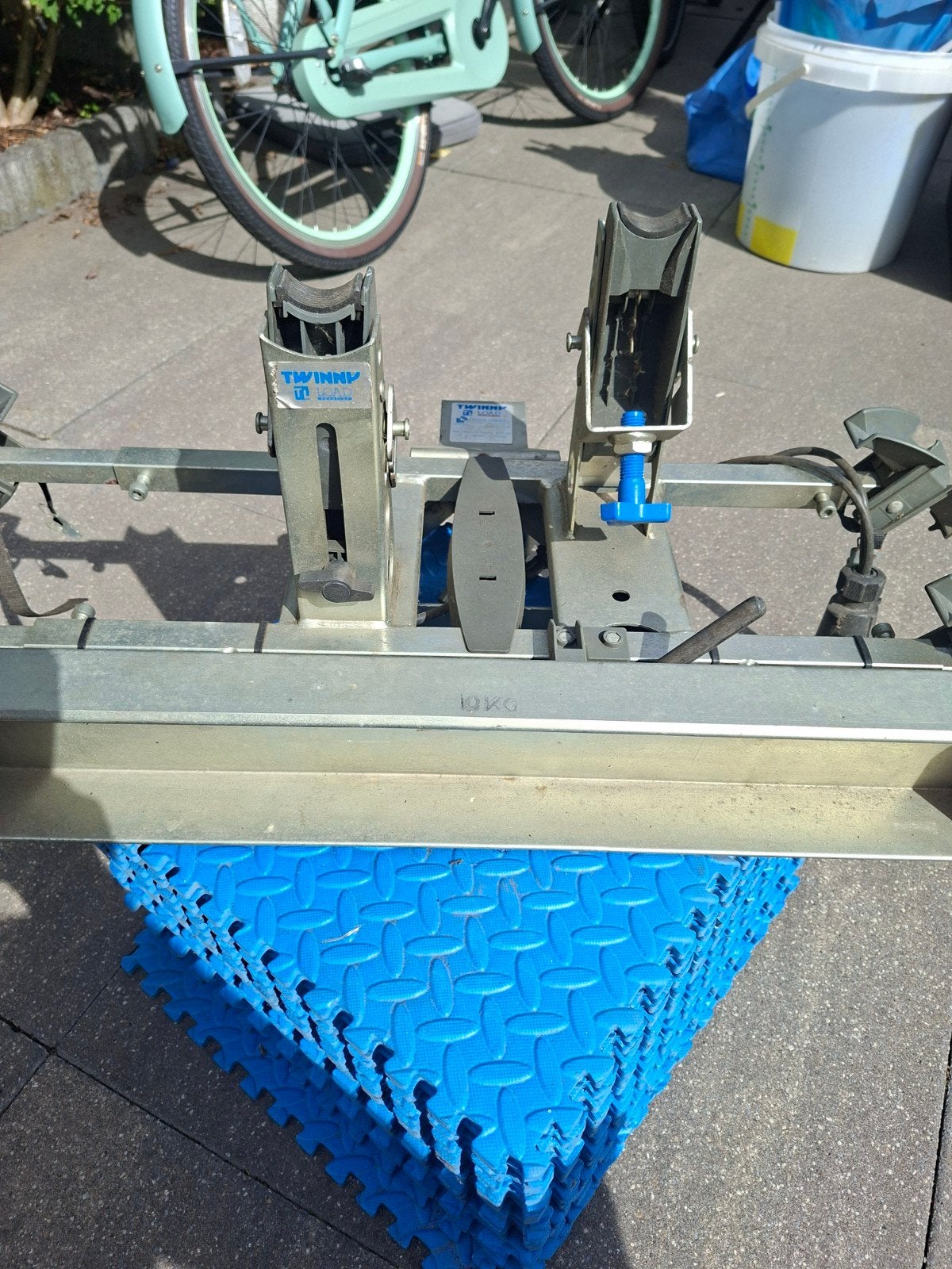 Twinny Load trekhaakdrager voor 2 fietsen, Ophalen, Gebruikt, Elektrische fiets, 2 fietsen