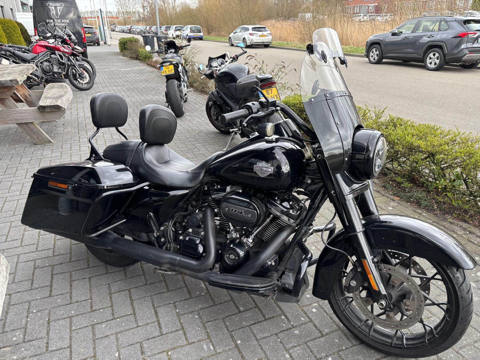 Road king 114 blacked out 1e eigenaar stage 2, Motoren, 2 cilinders, Particulier, Meer dan 35 kW, Chopper