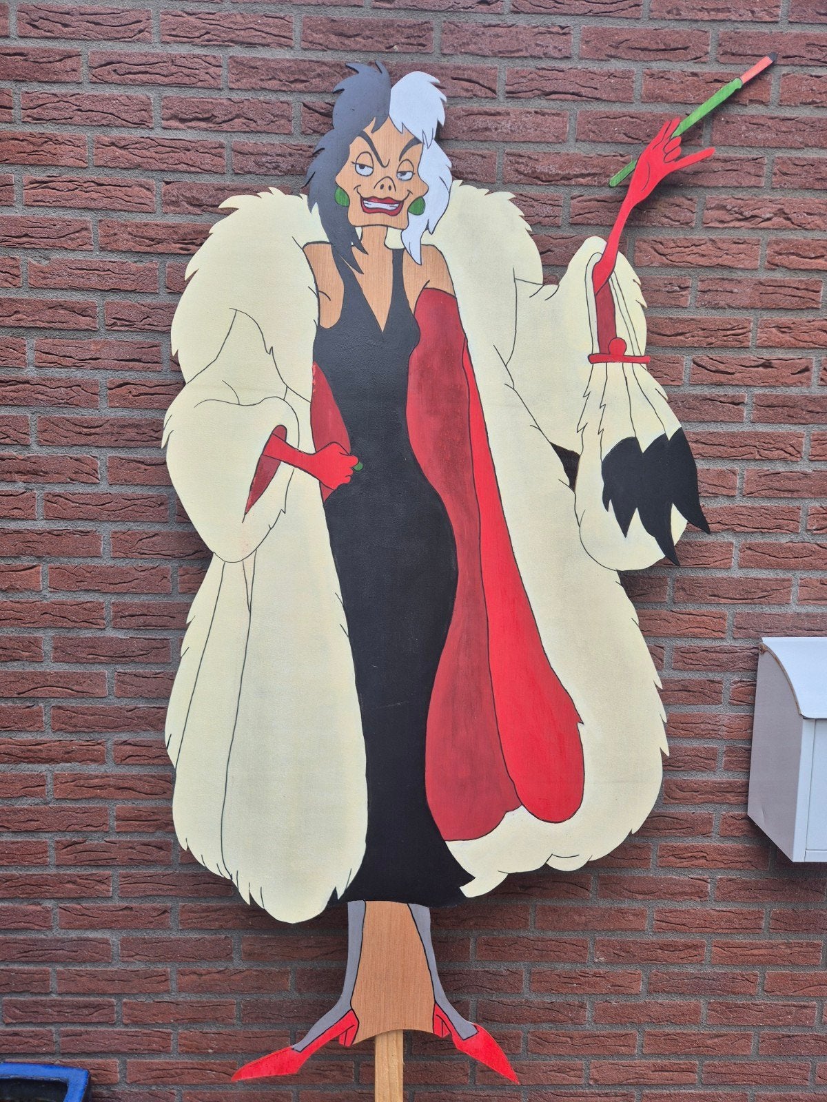 Feestweek tuinversiering Disney 101 Dalmatiërs en Cruella, Ophalen, Overige figuren, Zo goed als nieuw, Beeldje of Figuurtje
