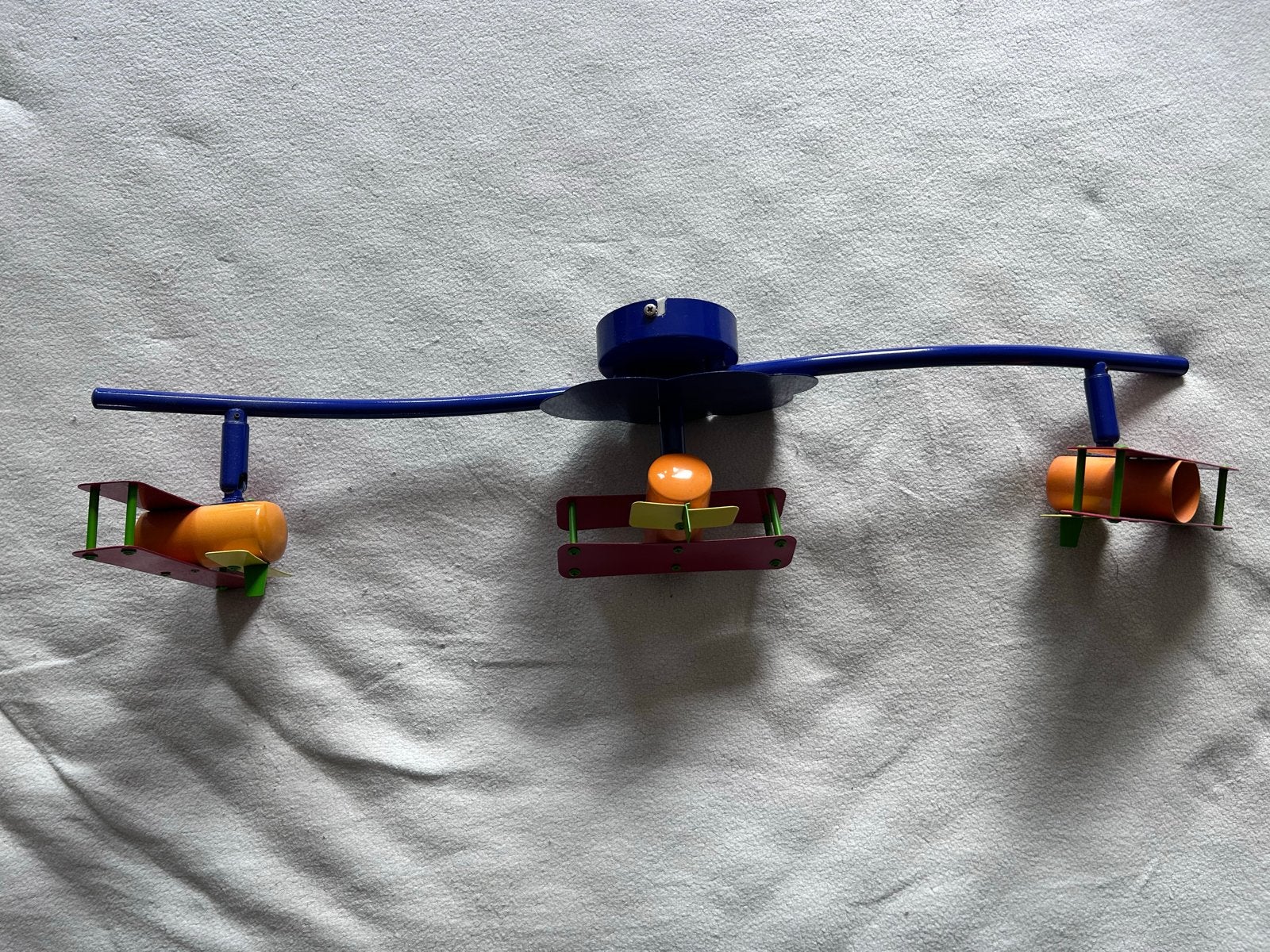 Vliegtuig plafondlamp voor kinderkamer, Gebruikt, Overige merken, Ophalen of Verzenden, Meerkleurig