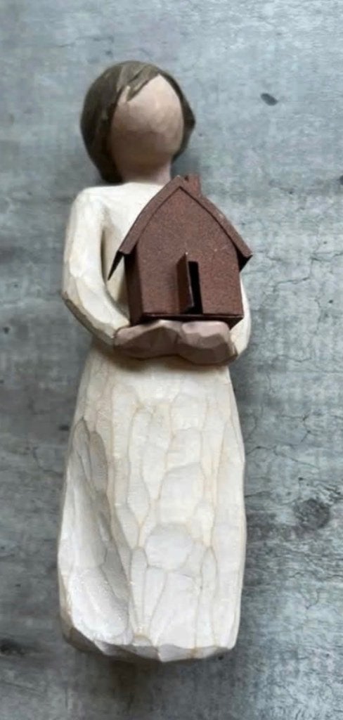 Beeldje Willow Tree Mi Casa 14 cm, gastvrijheid, nieuw huis, Ophalen of Verzenden, Zo goed als nieuw, Mens
