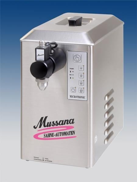 Mussana slagroommachine, Ophalen