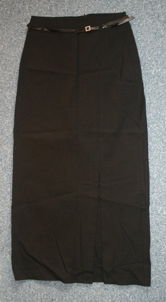 Mooie nieuwe zwarte lange Yessica rok met stretch, mt 36, Nieuw, Ophalen of Verzenden, Maat 36 (S), Onder de knie