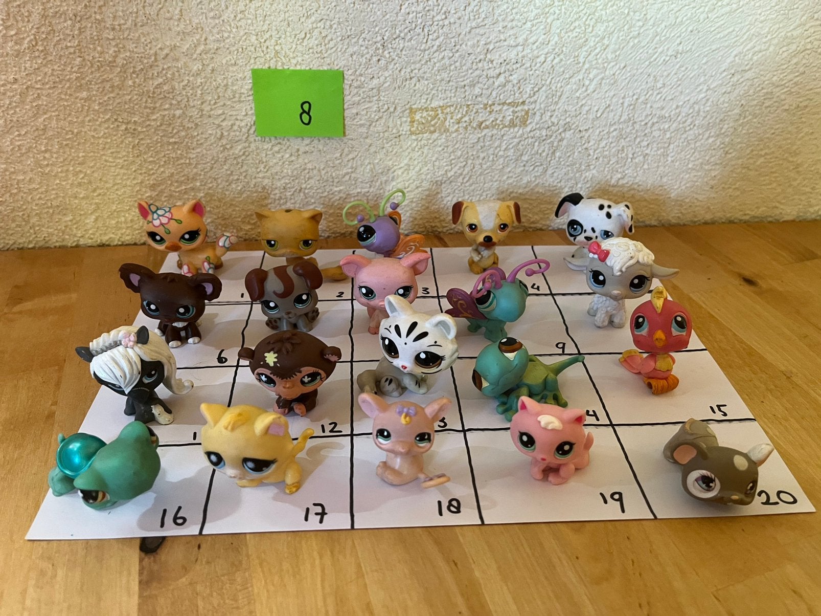 Lps figuurtjes littlest petshop 8, Ophalen of Verzenden, Gebruikt