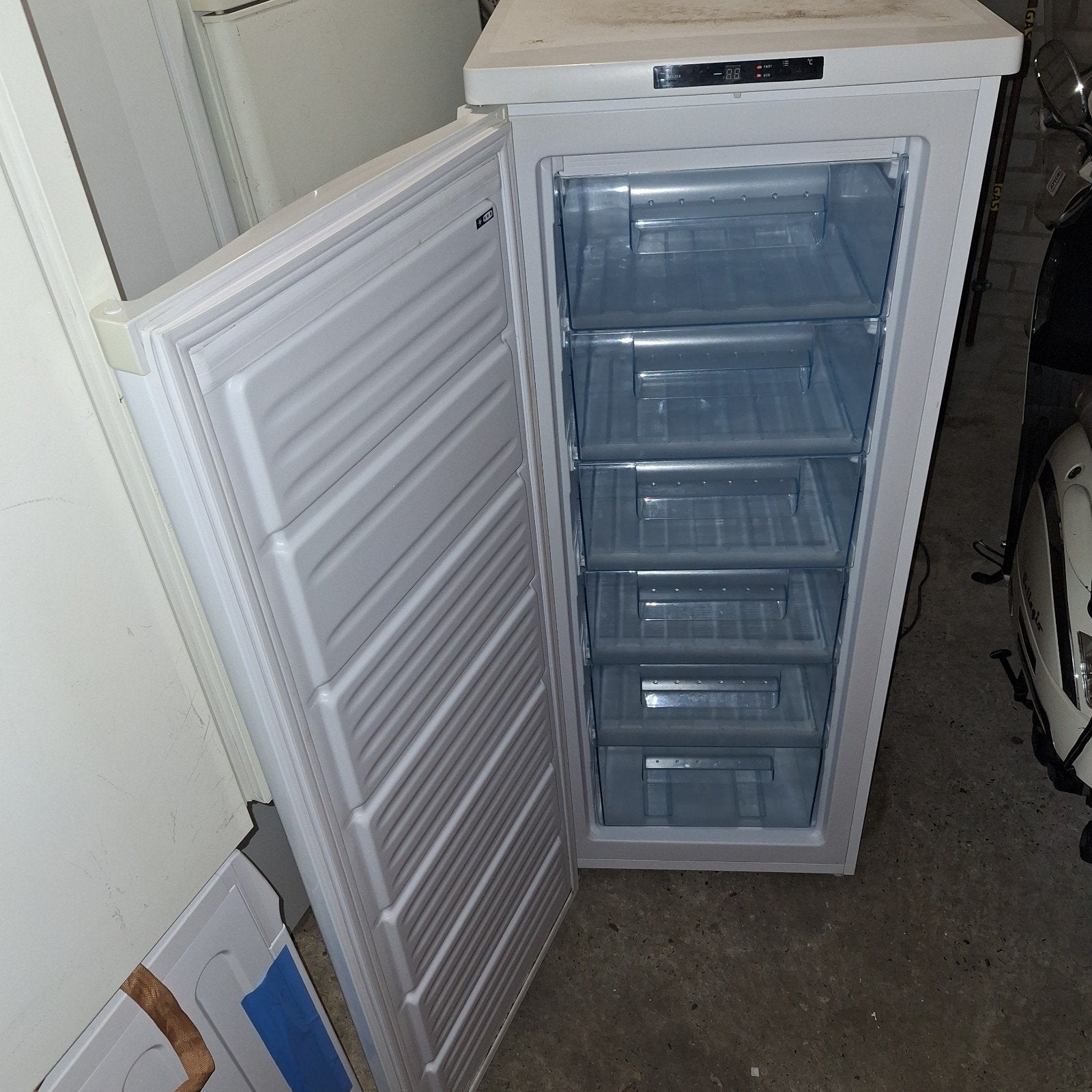 Exquisit vriezer GS 235-4E A+ met 6 lades, Witgoed en Apparatuur, Vrieskast, Gebruikt, Minder dan 60 cm, Ophalen of Verzenden