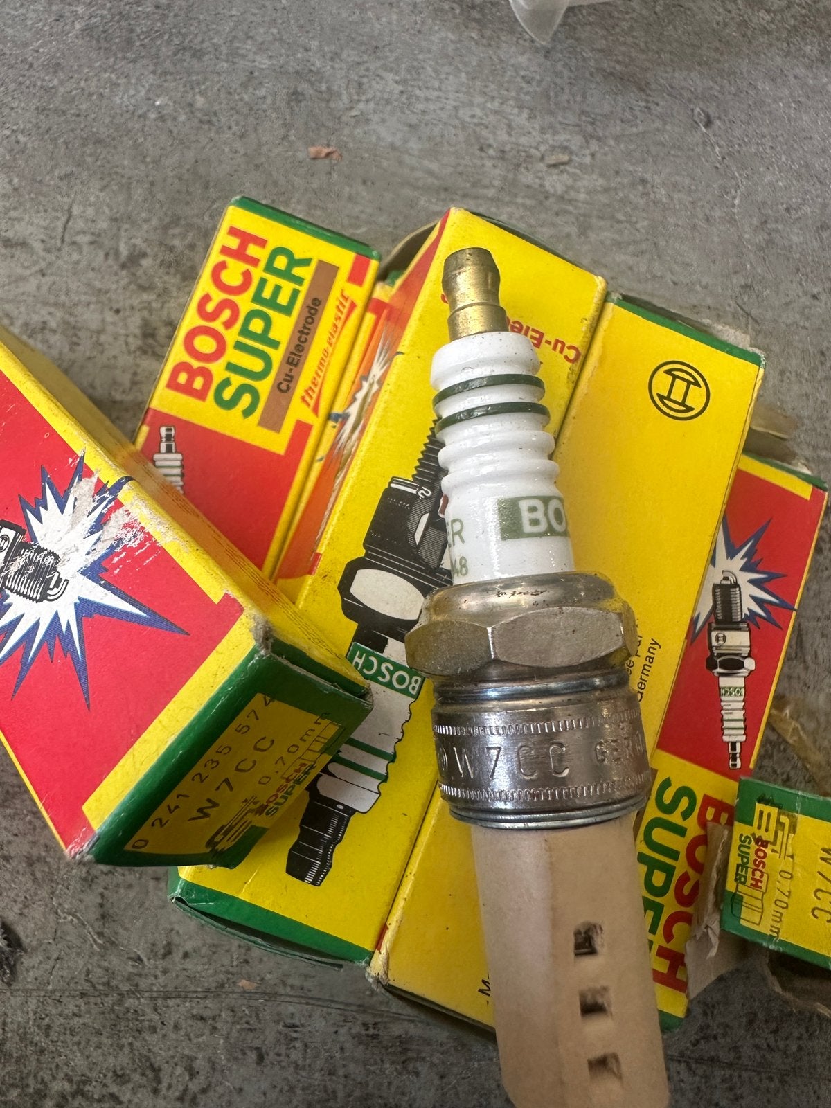 Zeldzame Originele Bosch Super W7CC Bougies -Made in Germany, Ophalen of Verzenden, Nieuw, Opel