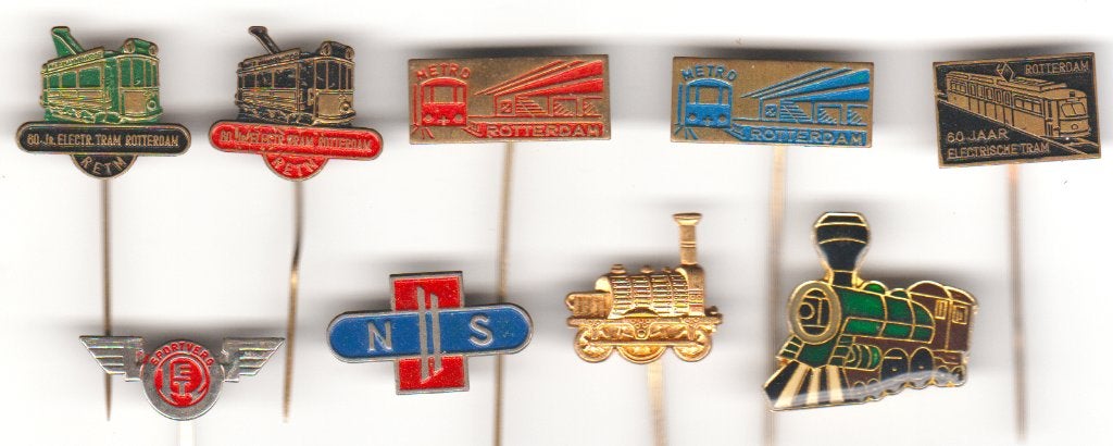 Verzameling trein/tram/spoorwegen. vintage, Verzenden, Zo goed als nieuw, Transport