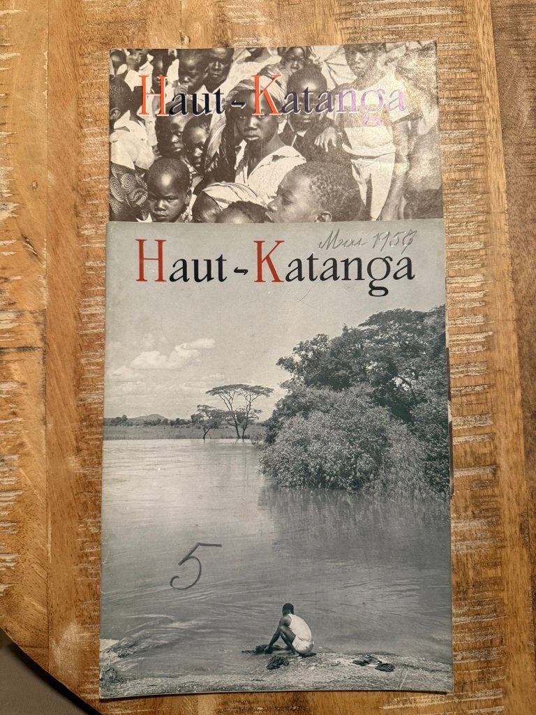 2 magazines Haut-Katanga jaren '50, Boeken, Ophalen of Verzenden, Gelezen, Overige typen